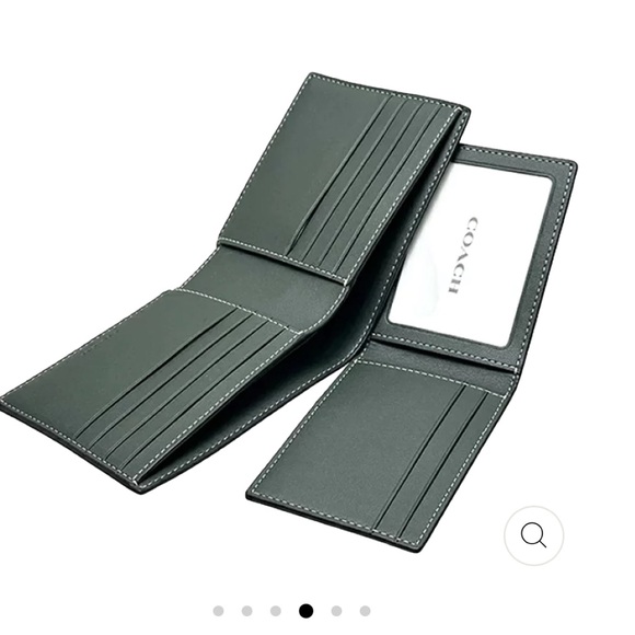 Coach 3 in 1 Wallet With Coach Monogram Print in Amazon Green - Picture 3 of 8